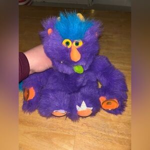 Weirdo Willy Purple Pet Monster Plush Russ Berrie Korea Vintage 80s suction cup